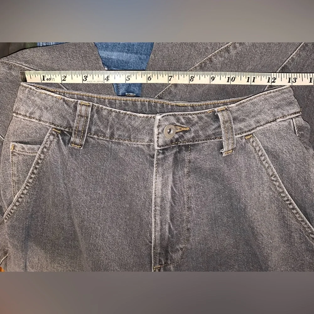 COLLUSION XL balloon X006 barrel jeans washed grey 24 x 26 super baggy wide - Picture 9 of 13